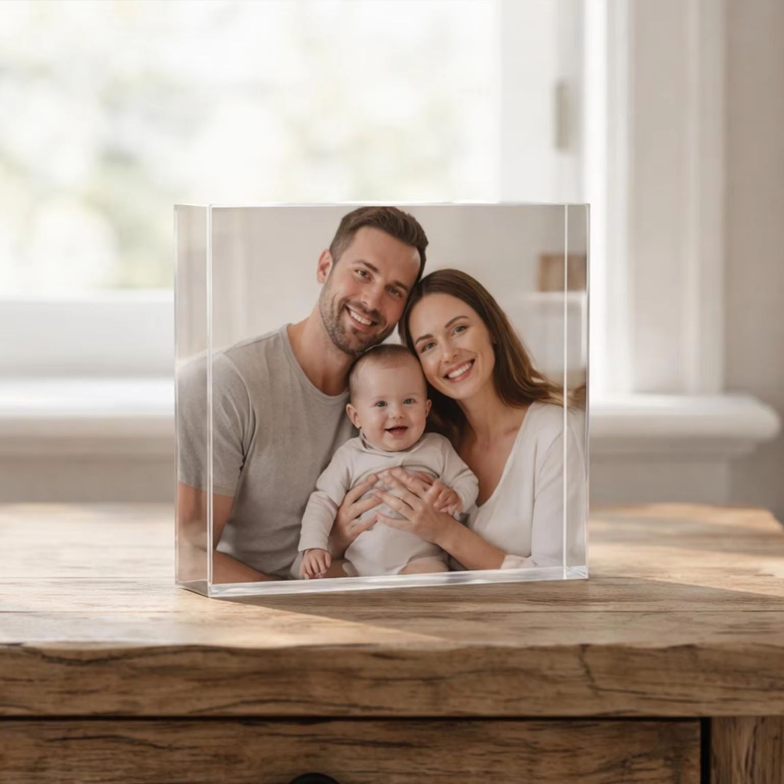 Photo Acrylic Block - 맞춤형 우정 사진 블록, 맞춤 제작된