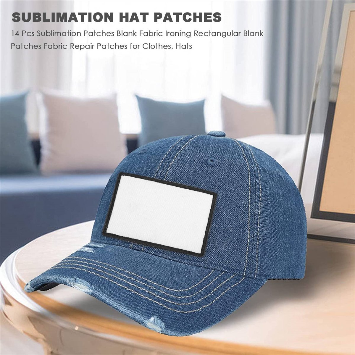 Hat Sublimation Blank - 【판매 중】14개 승화 패치 빈 패브릭
