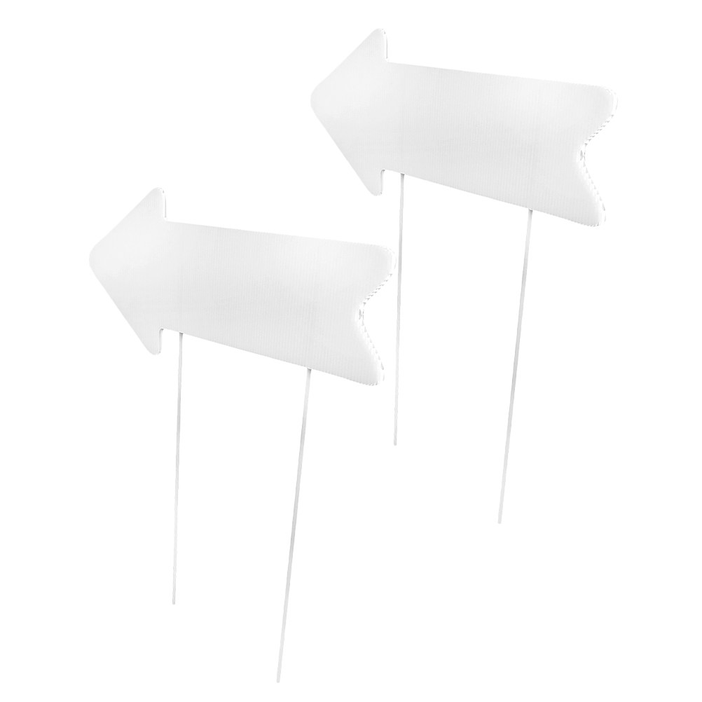 2개입 빈 야드 사인 화살표 플라스틱 골판지 잔디밭 웨 - Yard Sign Blank 리뷰 및 가격